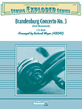 Brandenburg Concerto No. 3 Orchestra Scores/Parts sheet music cover Thumbnail